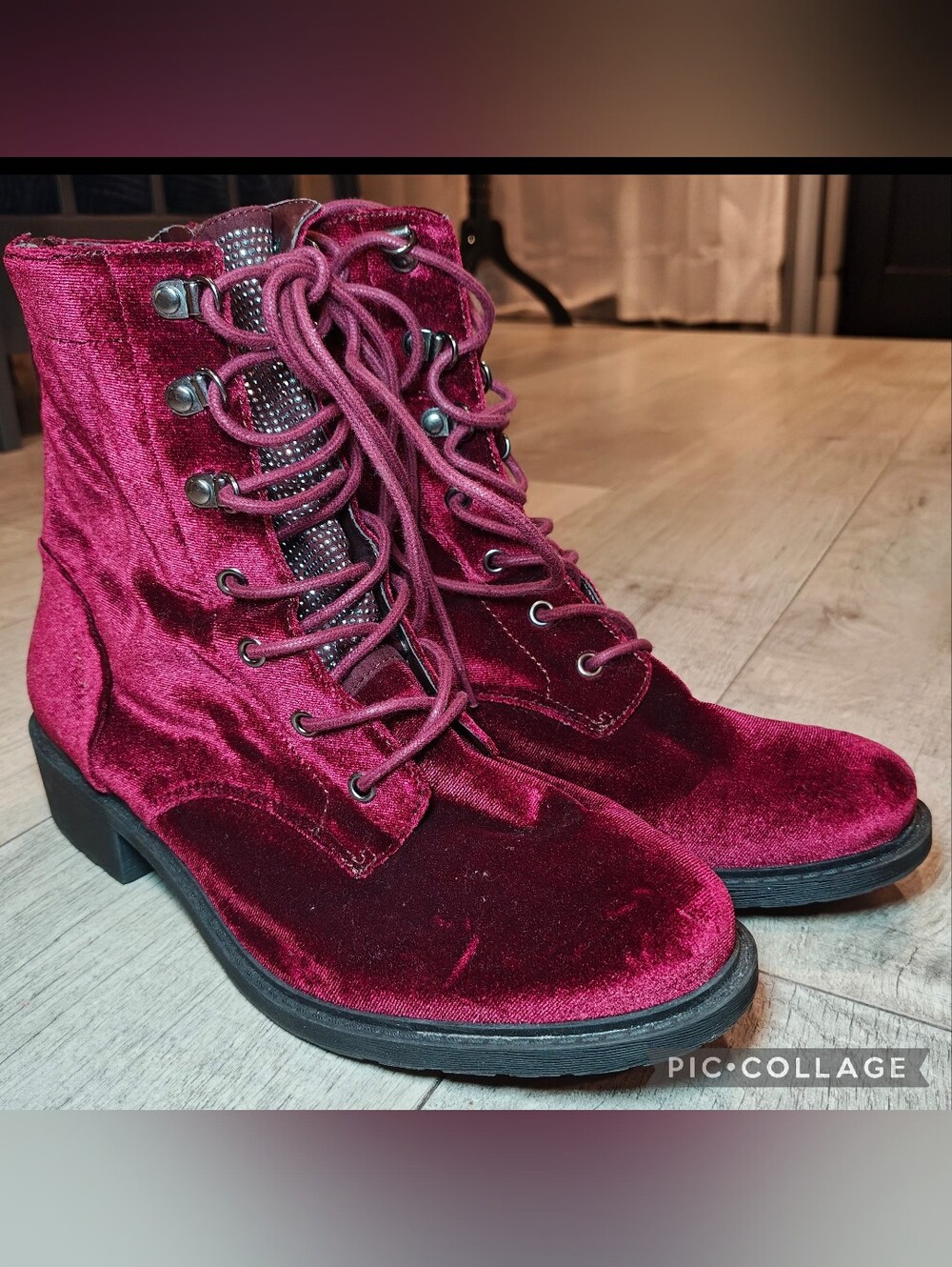 🔥NWOT STUNNING Circus by Sam Edelman 'Dawson' Velvet Combat Boots🔥